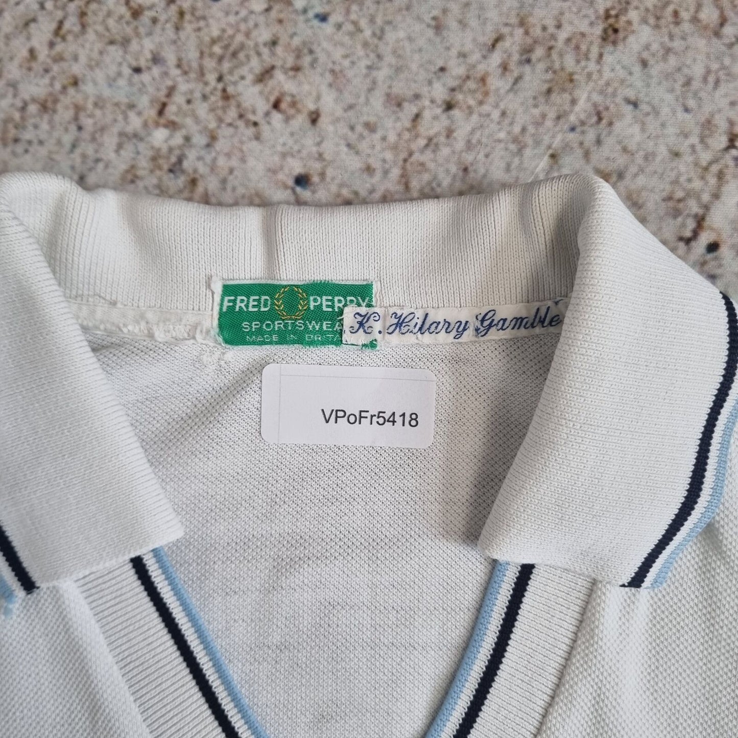 Fred Perry SPORTSWEAR POLO SHIRT VINTAGE WOMENS - White - Size XS