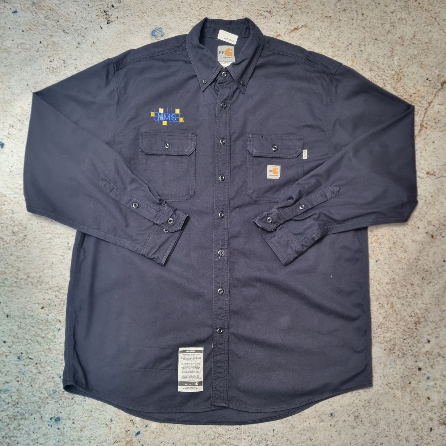 Carhartt FR SHIRT HEAVYWEIGHT WORK WEAR  - Blue - Size XL