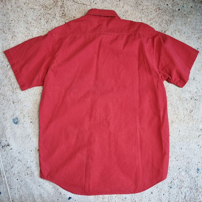 Carhartt WORK WEAR SHIRT SHORT SLEEVE PLAIN - Red - Size L