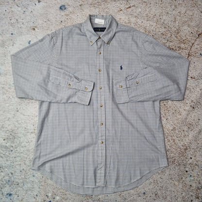 Ralph Lauren OXFORD SHIRT CHECK GINGHAM - Blue - Size L