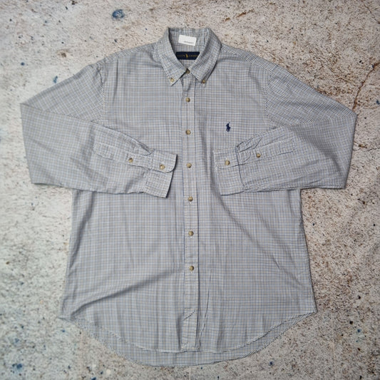 Ralph Lauren OXFORD SHIRT CHECK GINGHAM - Blue - Size L