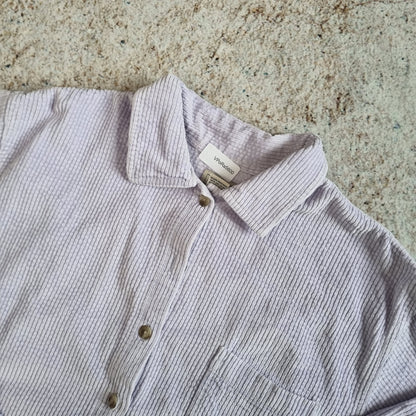 L.L BEAN CORDUROY OVER SHIRT WOMENS  - Purple - Size XL