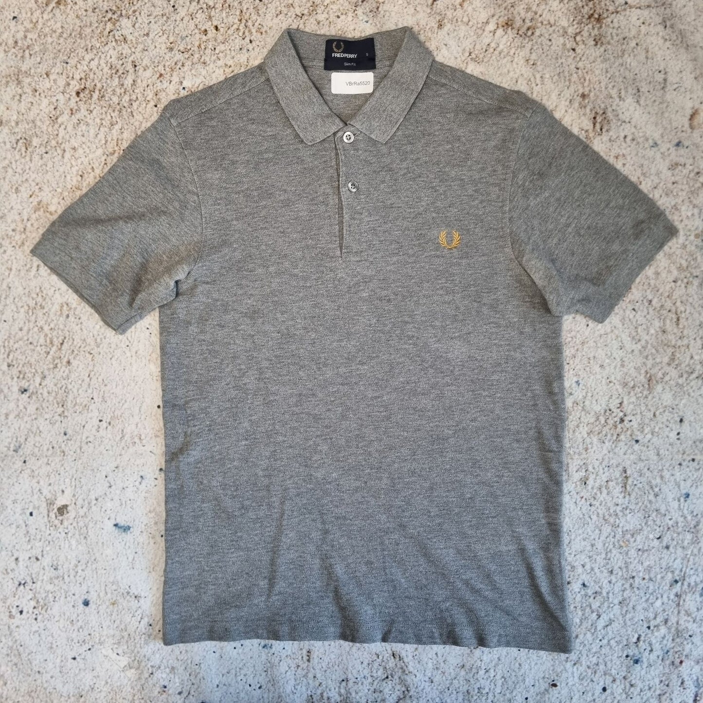 Fred Perry POLO SHIRT SLIM FIT  - Grey - Size S