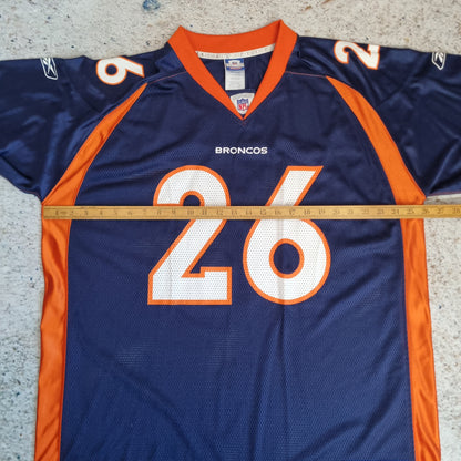 Reebok Denver Broncos NFL Jersey US Football Portis #26 - Blue - Size XL