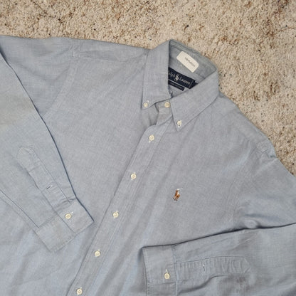 Ralph Lauren OXFORD SHIRT 100% COTTON 34  - Blue - Size 15.5