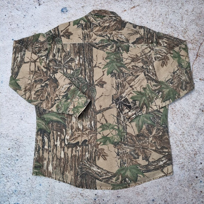 Rattlers REALTREE SHIRT CAMO HUNTING FISHING - Green - Size L