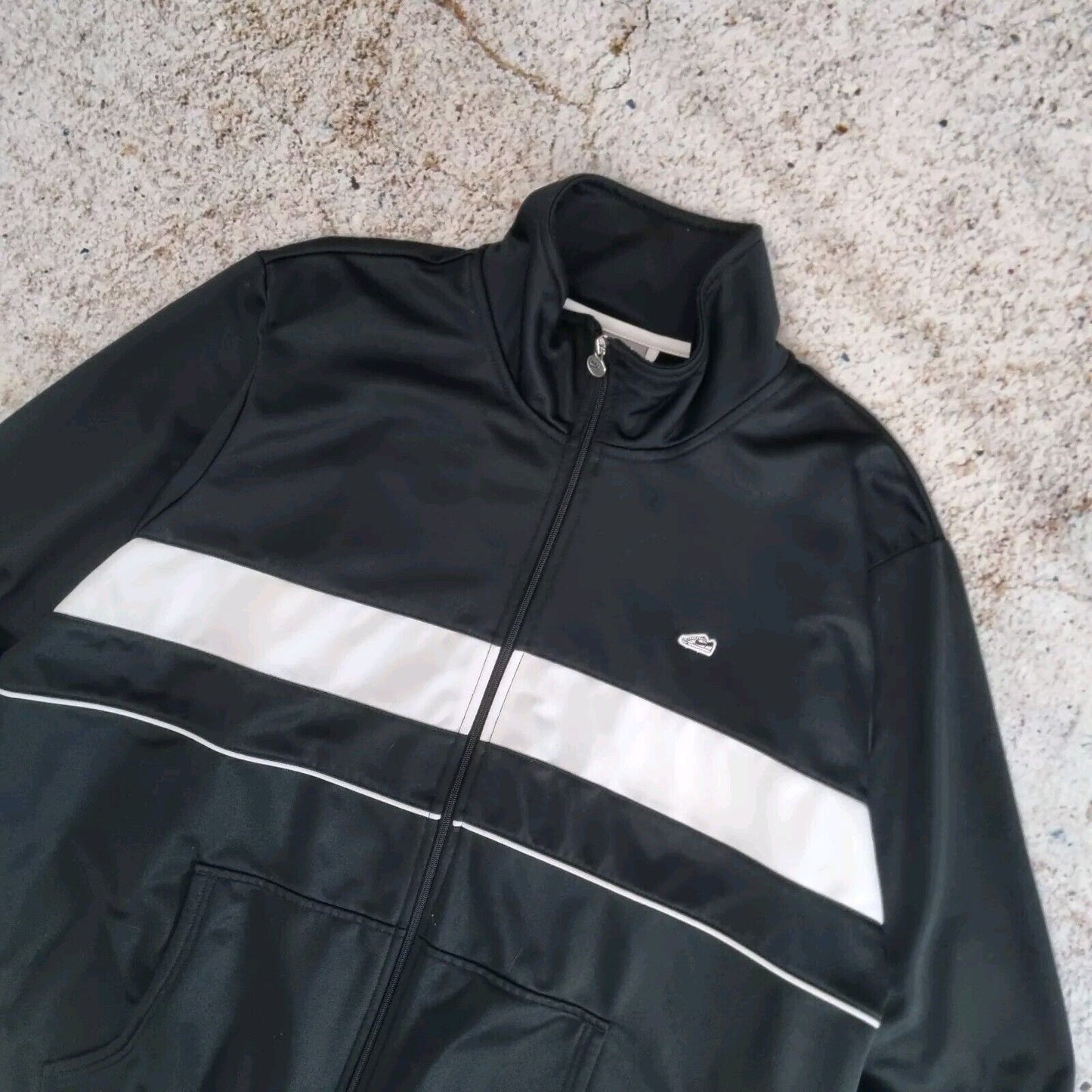 NIKE TRACK JACKET RETRO VINTAGE BLAZER EDITION BLACK WHITE SIZE XL Rare