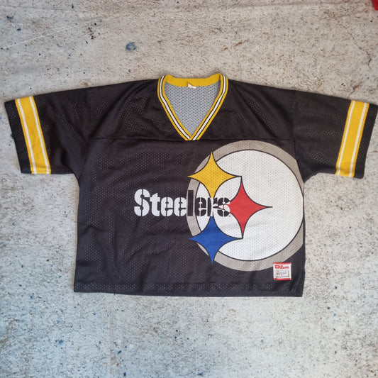 Wilson Pittsburgh Steelers NFL Jersey US Football Boxy Fit - Black - Size XXL