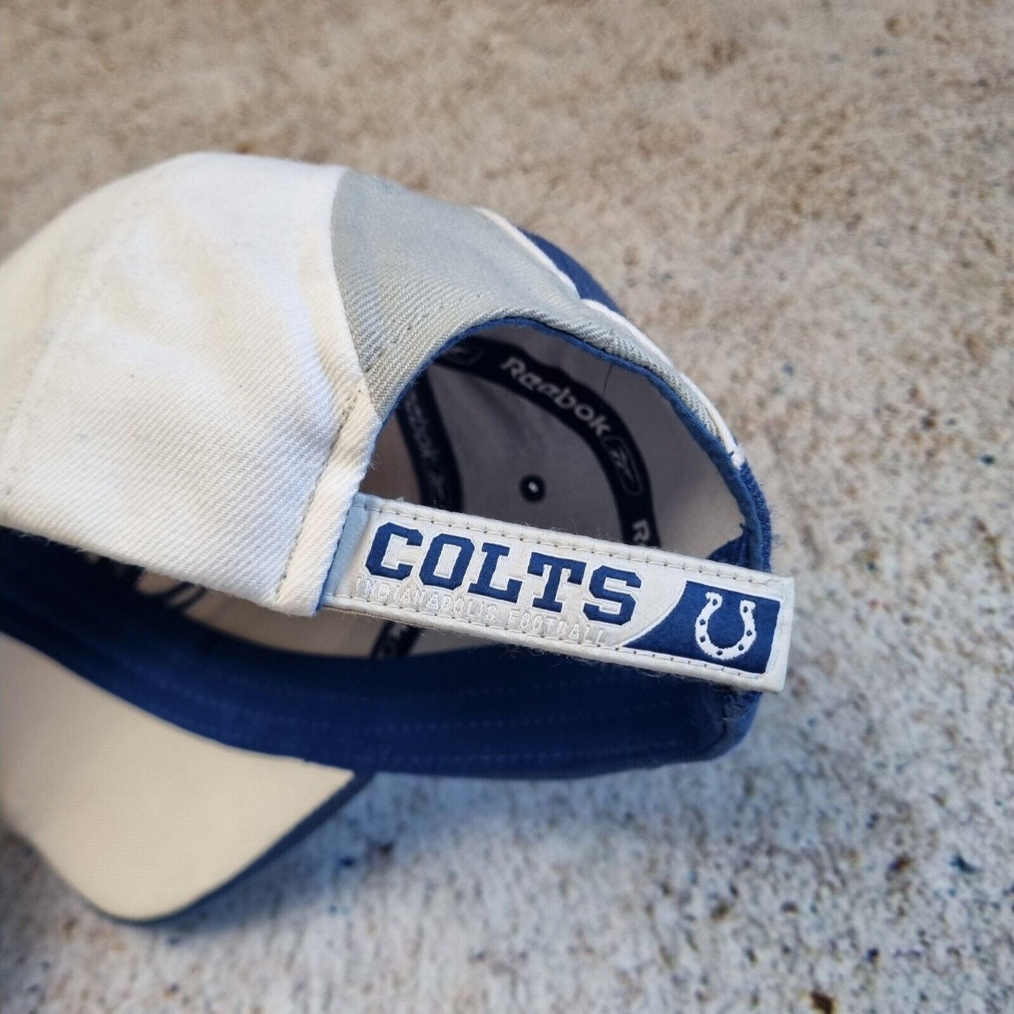 VINTAGE REEBOK NFL INDIANAPOLIS COLTS Cap HAT Football  BLUE WHITE