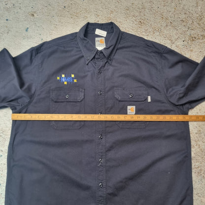 Carhartt FR SHIRT HEAVYWEIGHT WORK WEAR  - Blue - Size XL