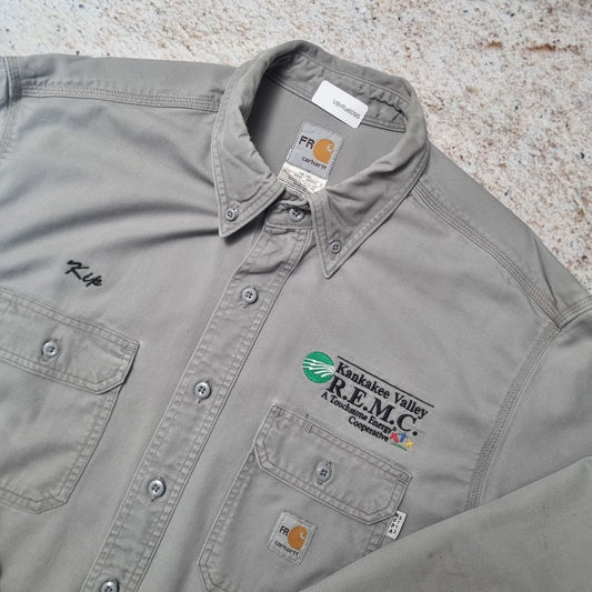 Carhartt FR SHIRT WORK WEAR  - Grey - Size XL