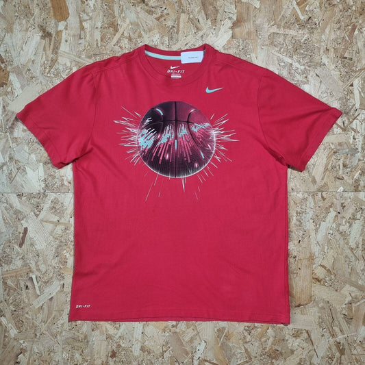 Nike T-Shirt Basketball graphic Retro - Red - Size XL