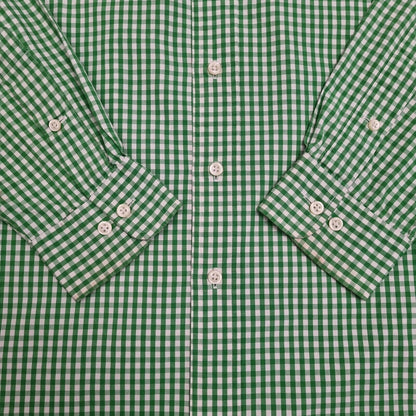 Ralph Lauren OXFORD SHIRT CLASSIC FIT CHECK PLAID - Green - Size 15.5 34/35