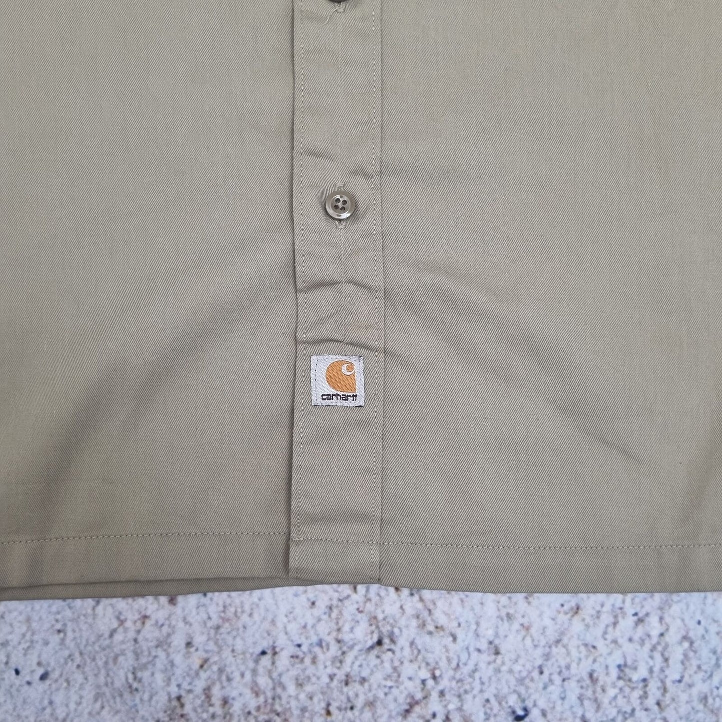 Carhartt WORKWEAR SHIRT SHORT SLEEVE - Brown - Size L Tall