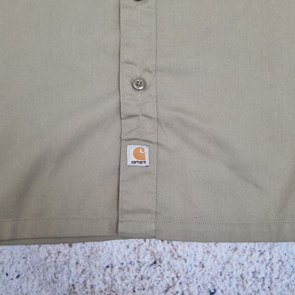 Carhartt WORKWEAR SHIRT SHORT SLEEVE - Brown - Size L Tall