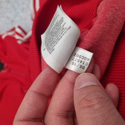 Adidas Firebird Jacket Track jacket Size M Red Hooded