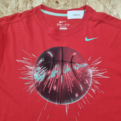 Nike T-Shirt Basketball graphic Retro - Red - Size XL