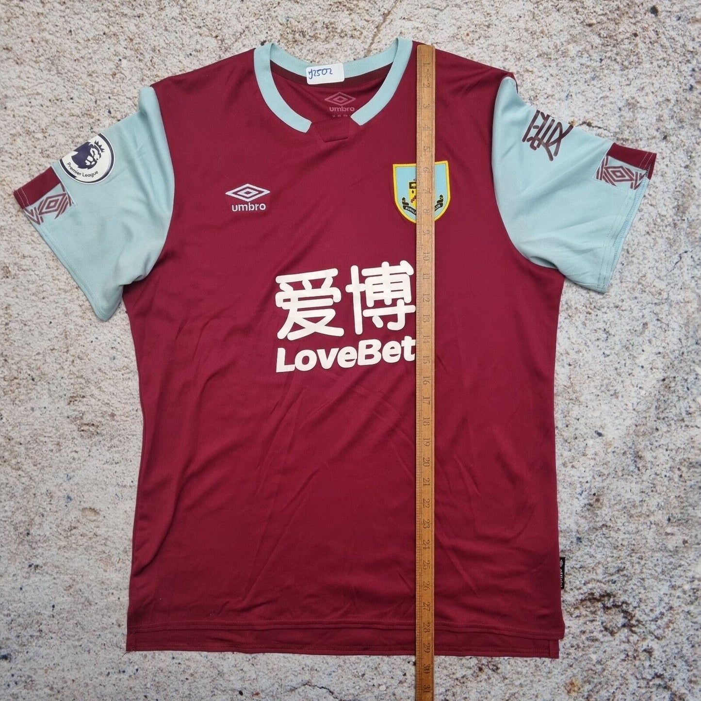 Umbro Burnley Football Shirt Home Top 2020/21 Men's Large Original