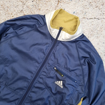 Adidas Equipment Windbreaker Jacket Vintgae 90's Blue Yellow Size S