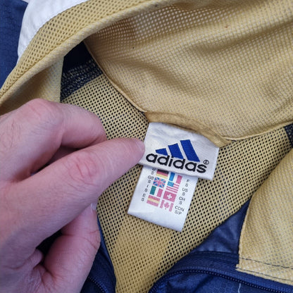 Adidas Equipment Windbreaker Jacket Vintgae 90's Blue Yellow Size S