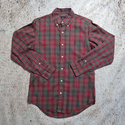 Ralph Lauren OXFORD SHIRT TARTAN CHECK - Red - Size XS