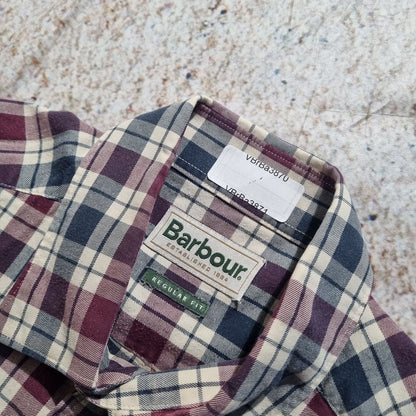 Barbour ASTWELL SHIRT CHECK  - Red - Size M