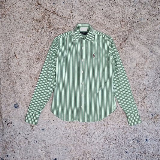 Ralph Lauren Sport SHIRT WOMENS STRIPE - Green - Size 2