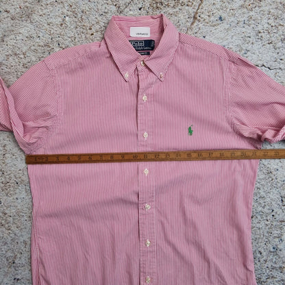 Polo Ralph Lauren OXFORD SHIRT CUSTOM FIT STRIPE - Red - Size S