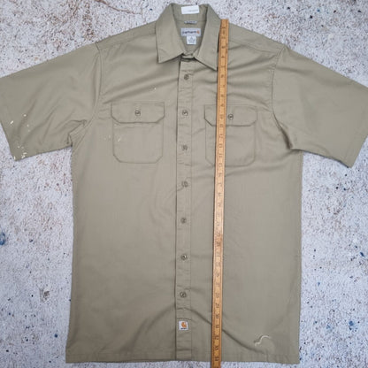 Carhartt WORKWEAR SHIRT SHORT SLEEVE - Brown - Size L Tall