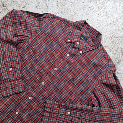 Ralph Lauren OXFORD SHIRT TARTAN CHECK - Red - Size XS