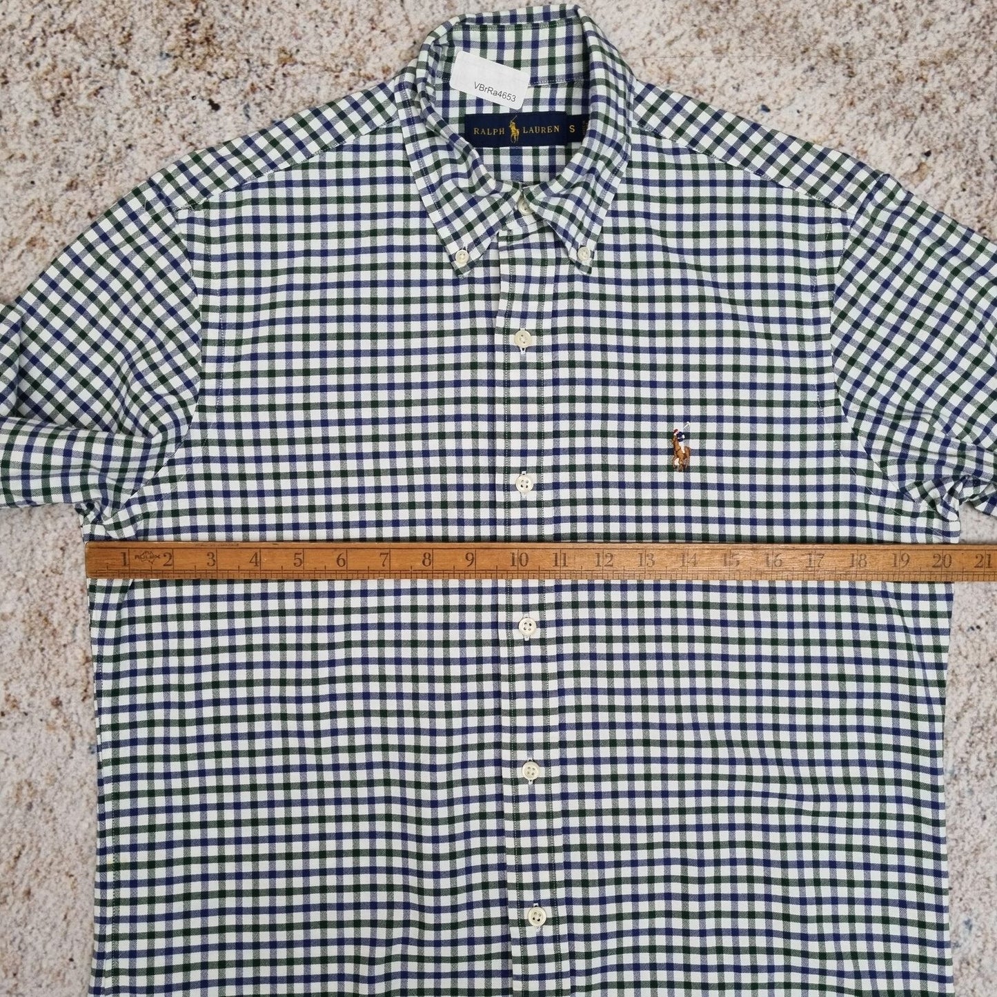 Ralph Lauren OXFORD SHIRT CHECK  - Green - Size S