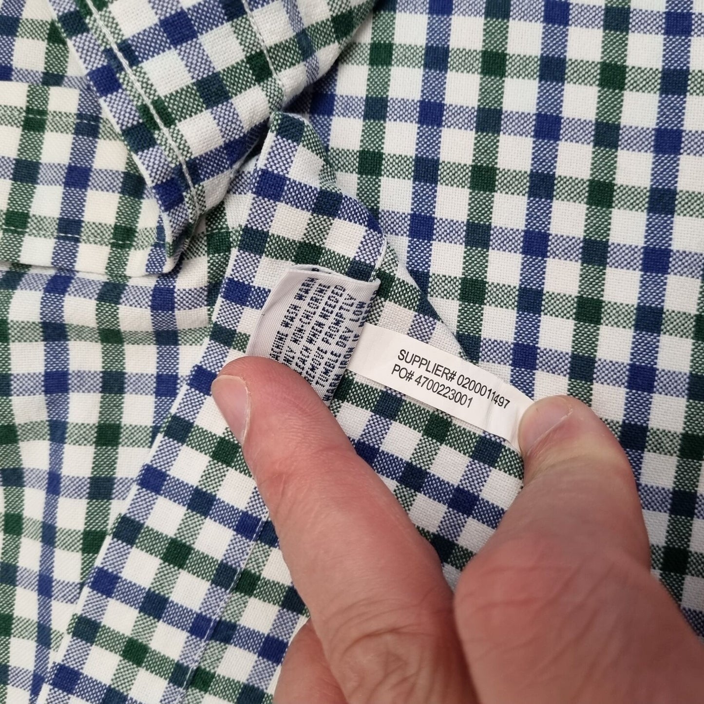 Ralph Lauren OXFORD SHIRT CHECK  - Green - Size S