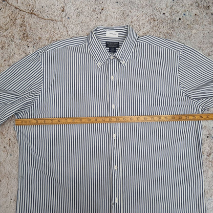 Polo Jeans  OXFORD SHIRT STRIPE - Blue - Size XL