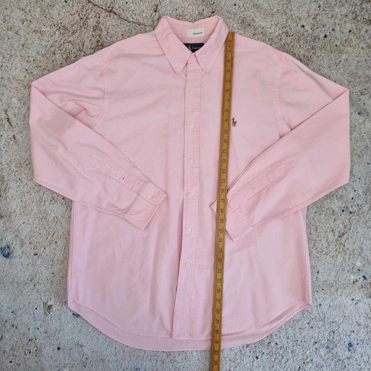 Ralph Lauren OXFORD SHIRT CLASSIC FIT PLAIN - Pink - Size L