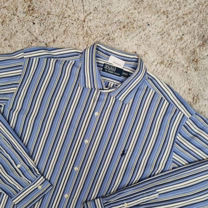 Polo Ralph Lauren  SMART SHRIT STRIPE - Blue - Size XXL